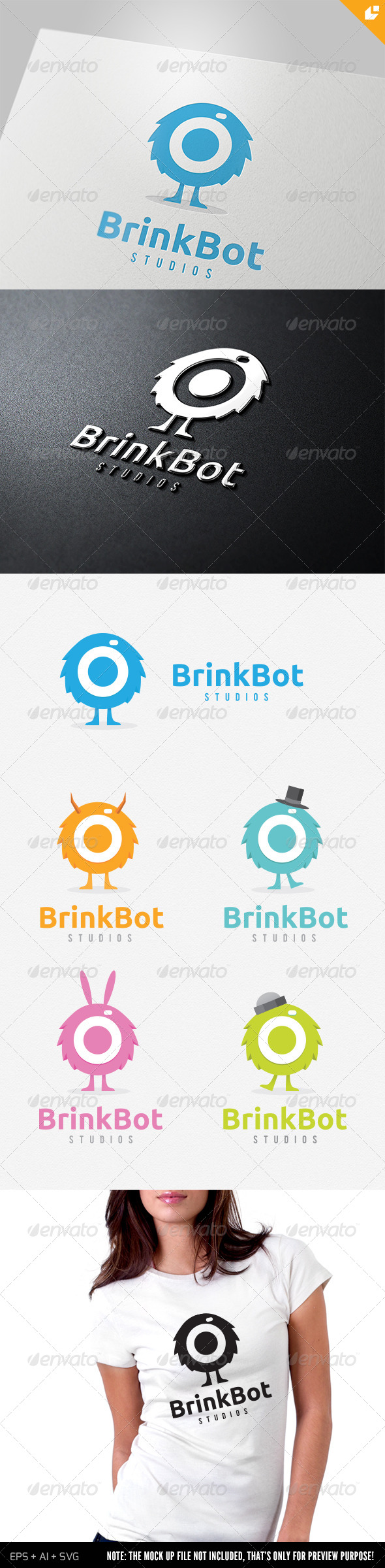 Brink Bot Logo - Humans Logo Templates