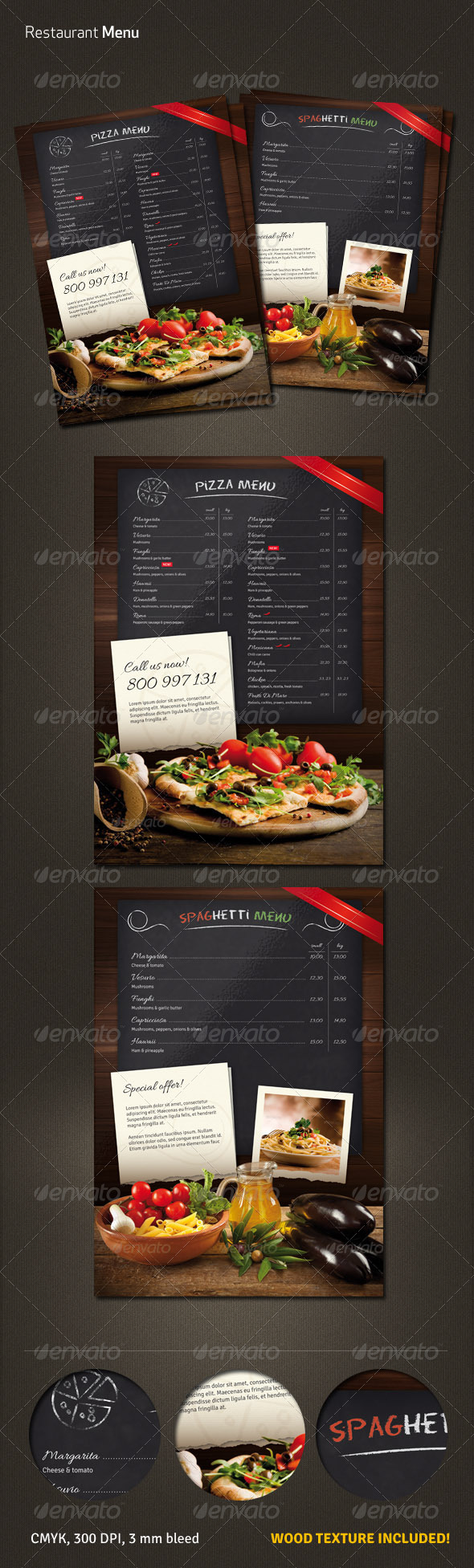 Restaurant Menu Flyer By Out00 Graphicriver