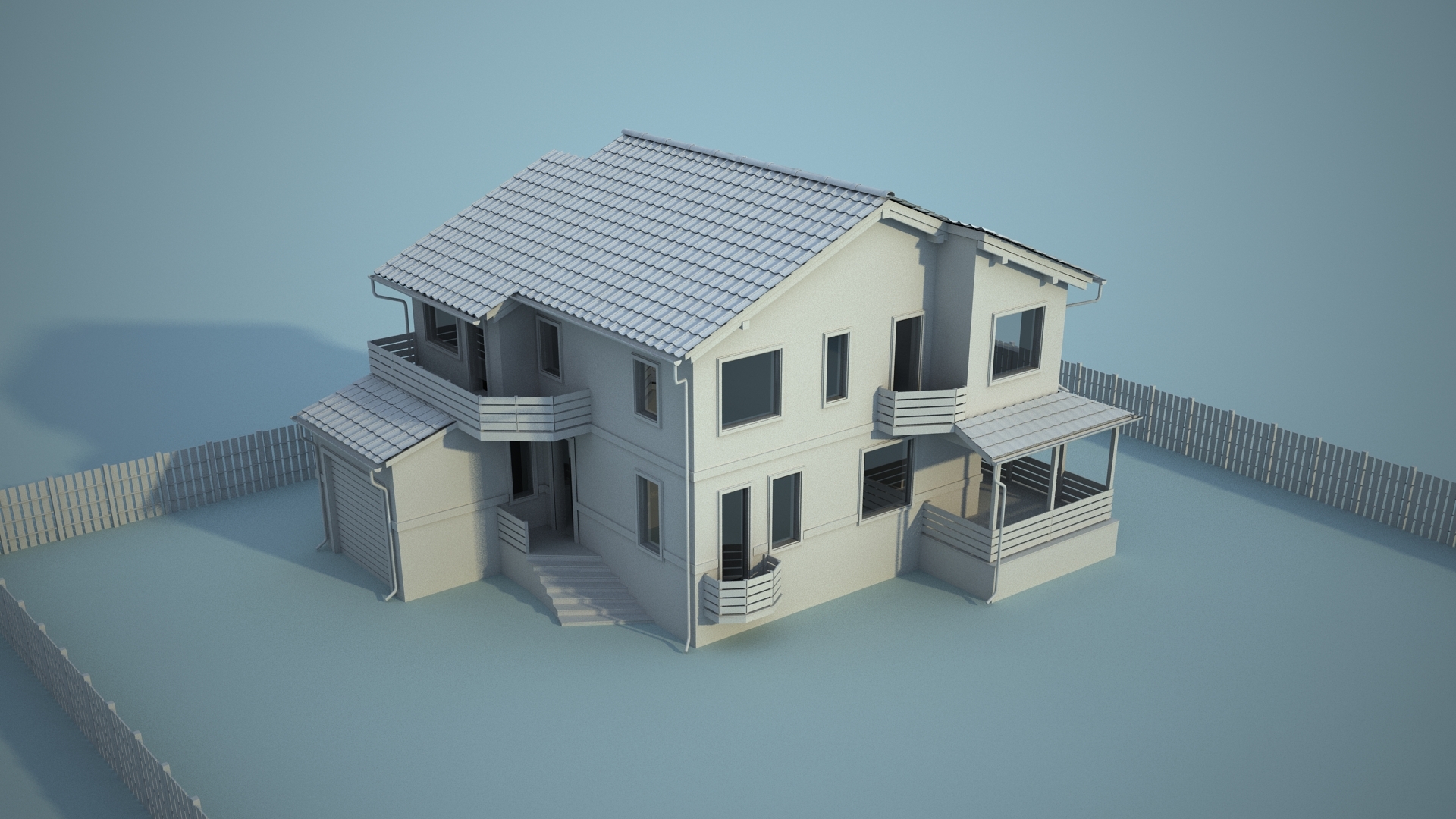 free download 3ds max exterior scene