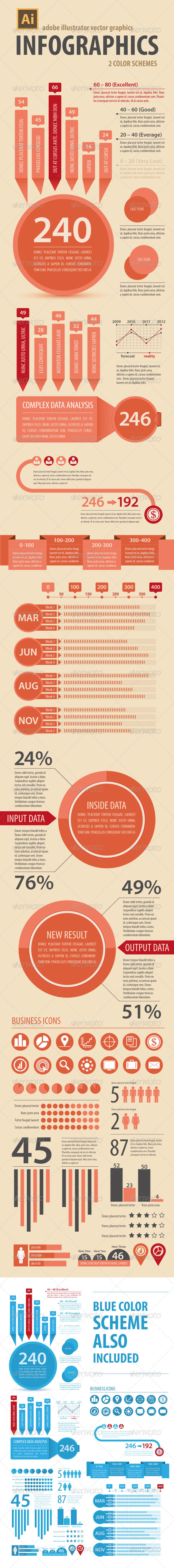 Business Infographic Elements Pack - Infographics