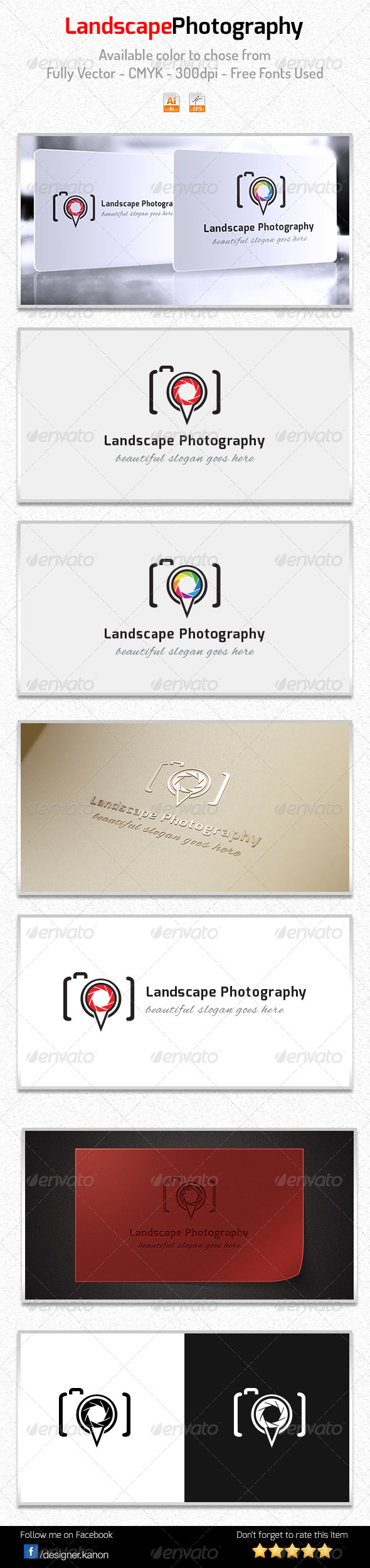 Landscape Photography Logo - Symbols Logo Templates