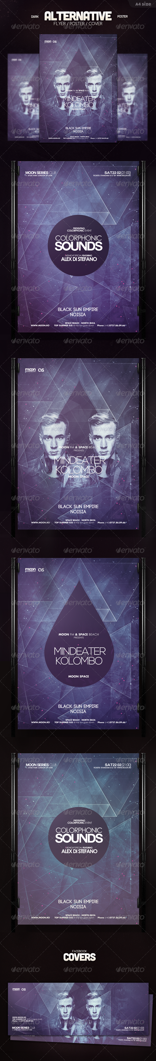 Dark Alternative Flyer - Clubs & Parties Events