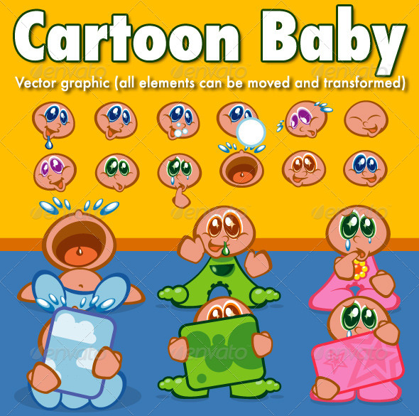 Cartoon Baby - People Characters