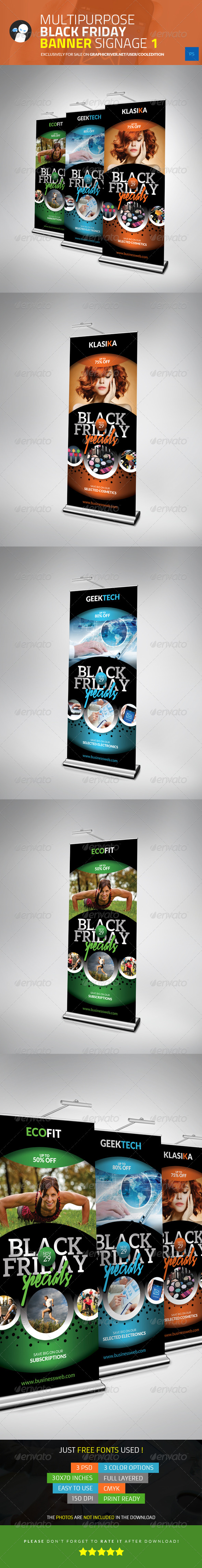Multipurpose Black Friday Banner Signage 1 - Signage Print Templates