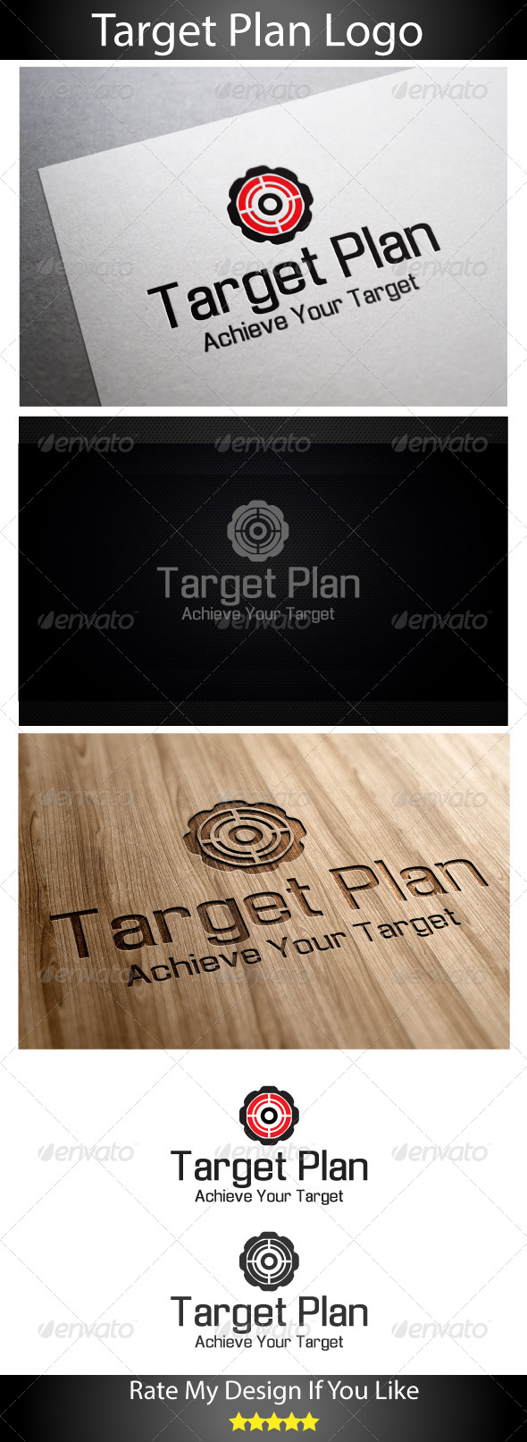Global Target Plan - Vector Abstract