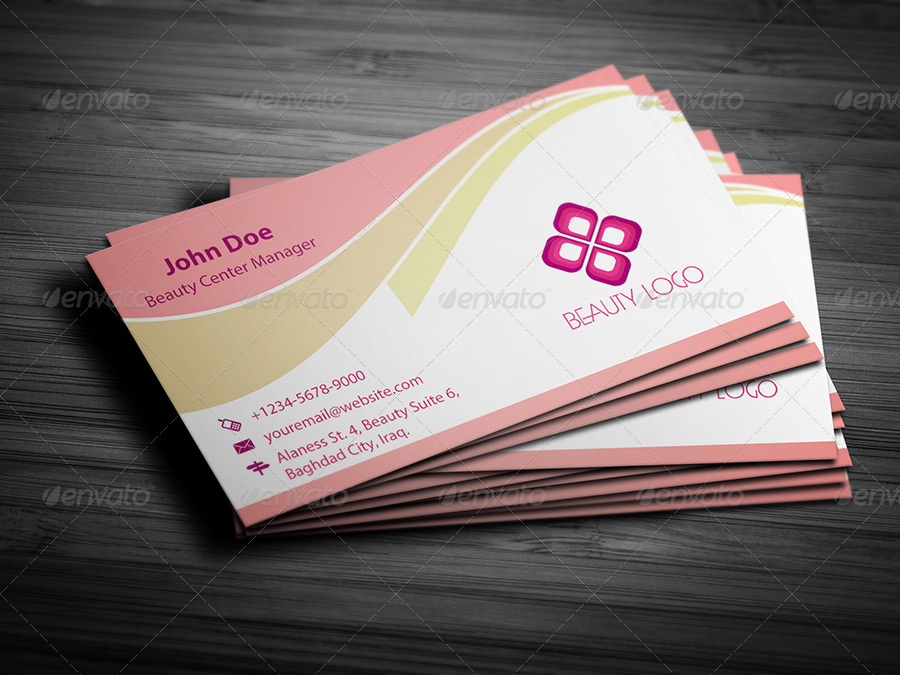 Beauty Salon Business Card Template Vol.1, Print Templates | GraphicRiver