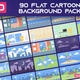 90 Flat Cartoon Background Footages Pack - VideoHive Item for Sale