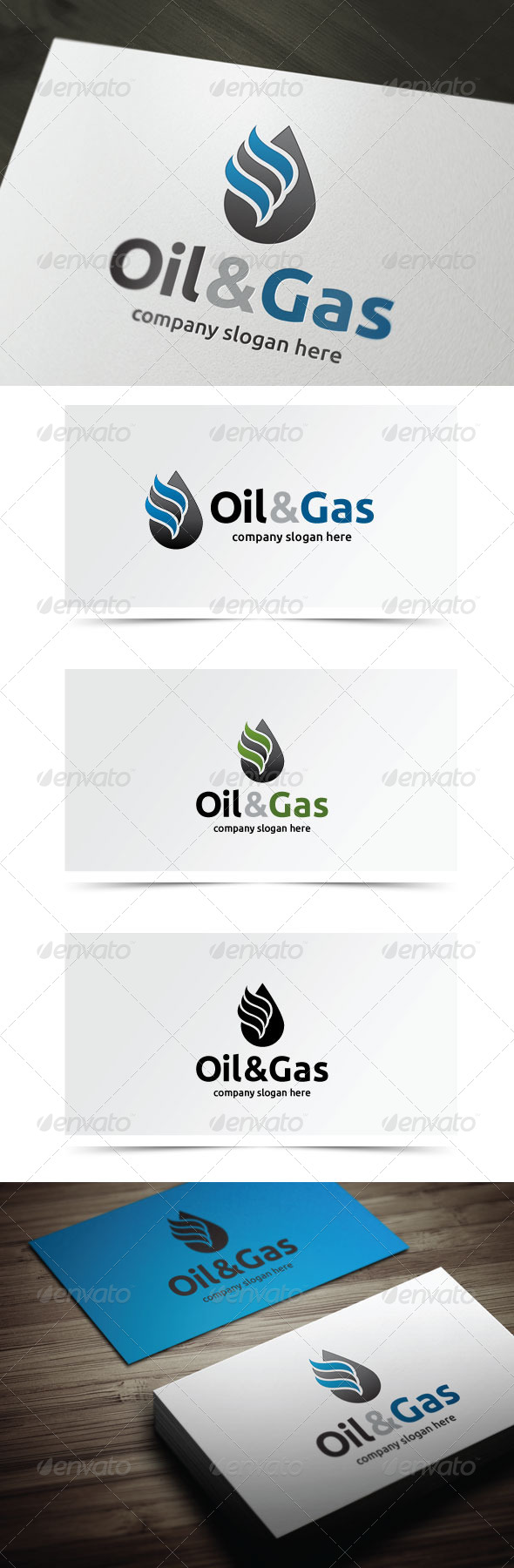 Oil & Gas - Symbols Logo Templates