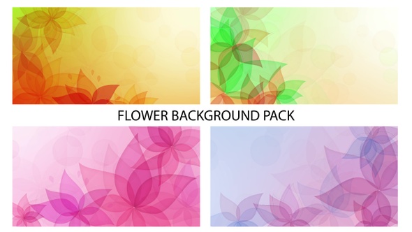 Flowers Backgrounds Pack
