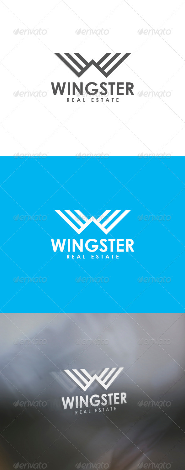 Wingster Logo - Letters Logo Templates