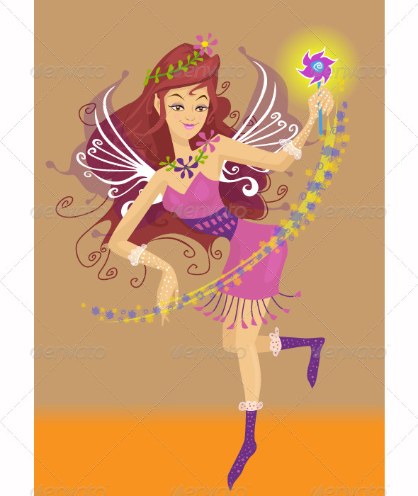 Fairy - Illustration - Characters Vectors