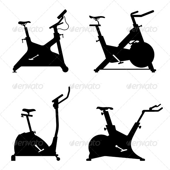 Stationary Bicycles - Sports/Activity Conceptual