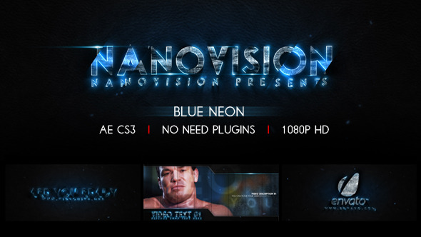 Blue Neon V.1 - VideoHive 6030075