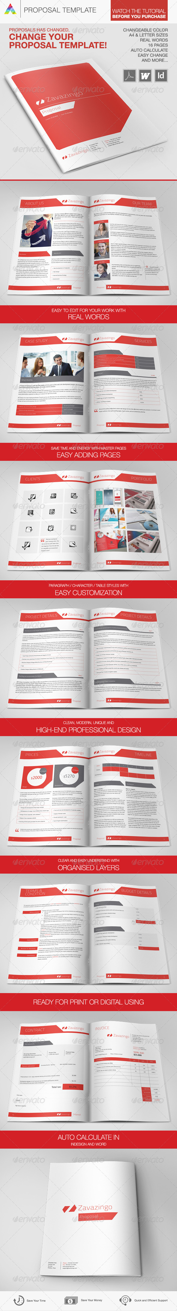 Proposal Template - Proposals & Invoices Stationery