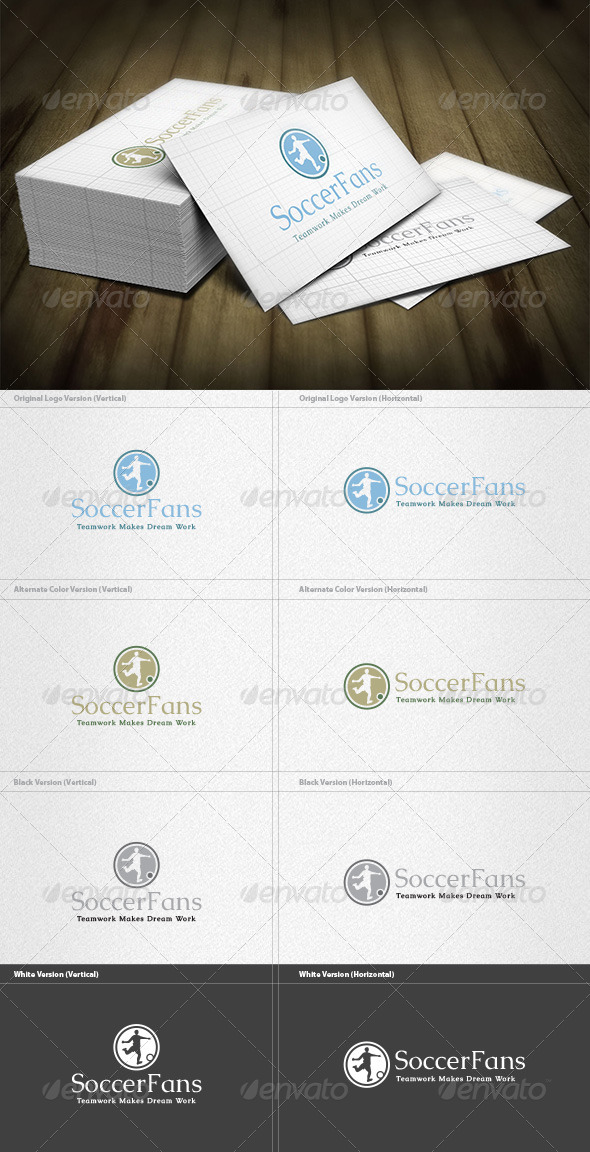 Soccer Fans Logo - Symbols Logo Templates