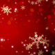 Christmas Red Glow Flakes - VideoHive Item for Sale