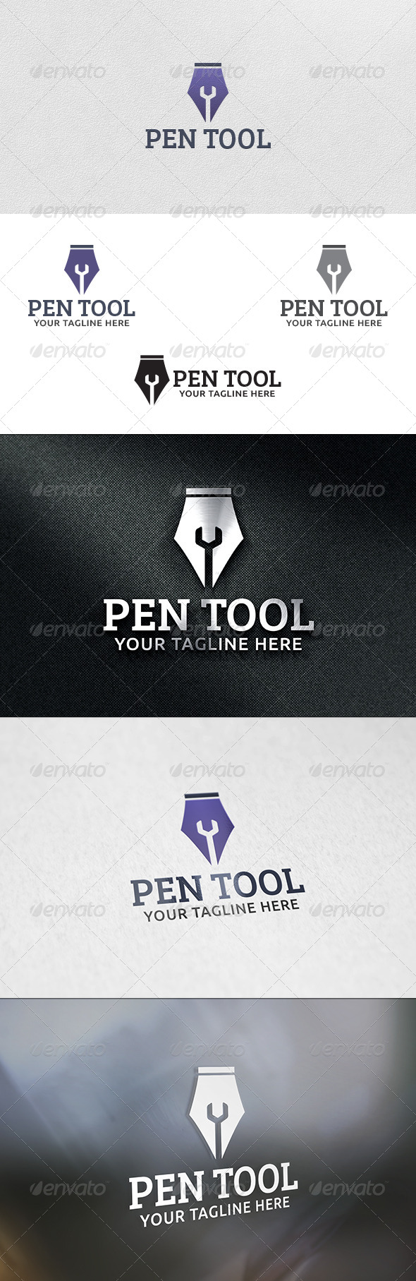 Pen Tool - Logo Template - Symbols Logo Templates