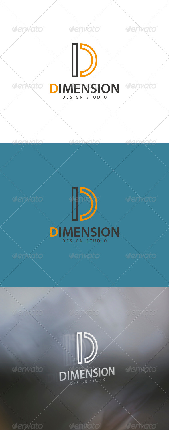 Dimension Logo - Letters Logo Templates