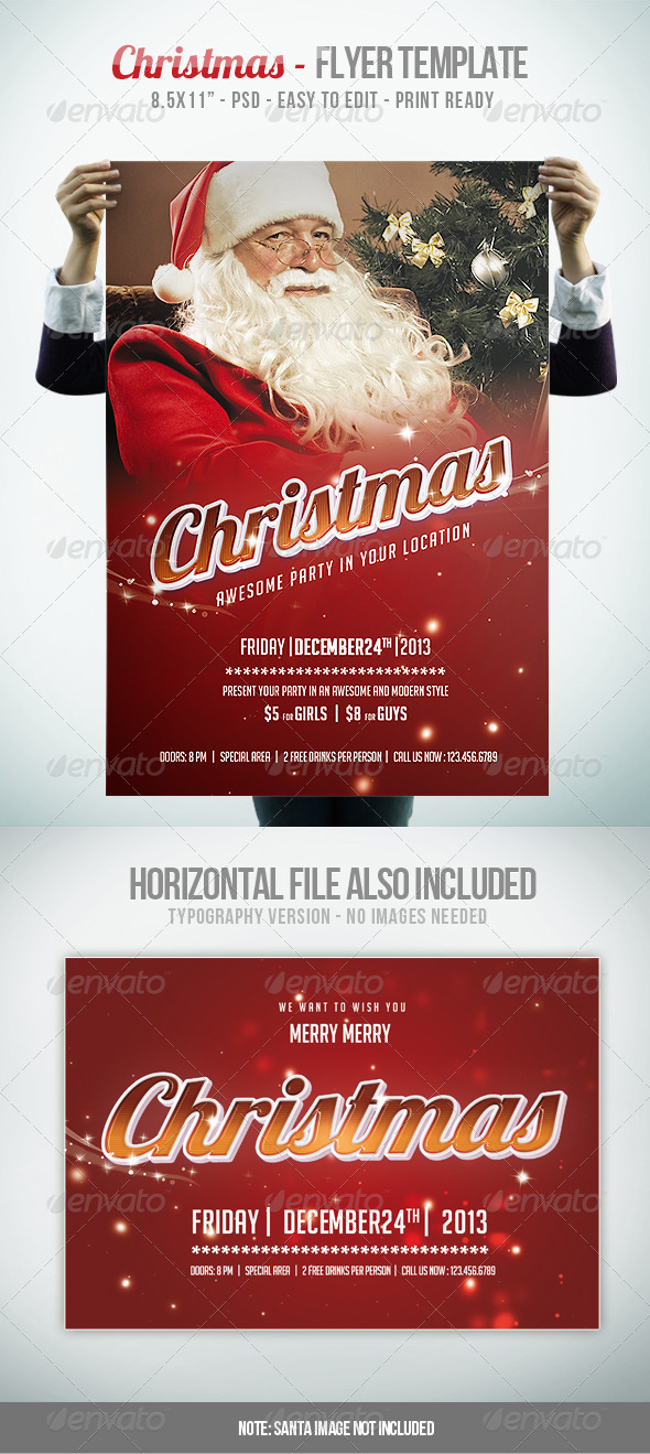Christmas IV - Flyer Template - Holidays Events