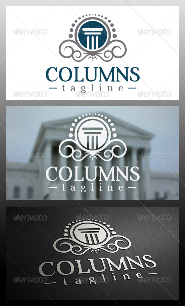 Law Firm Logo Template - Crests Logo Templates