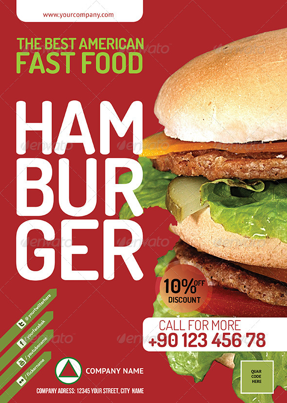 fast food restauran flyer psd by konfikkonfik graphicriver food party flyer