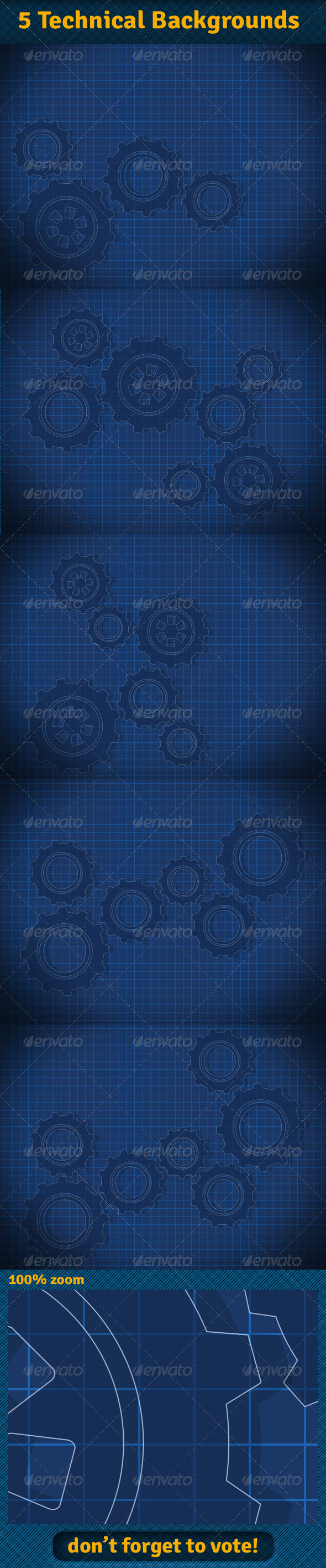Technical Backgrounds - Tech / Futuristic Backgrounds