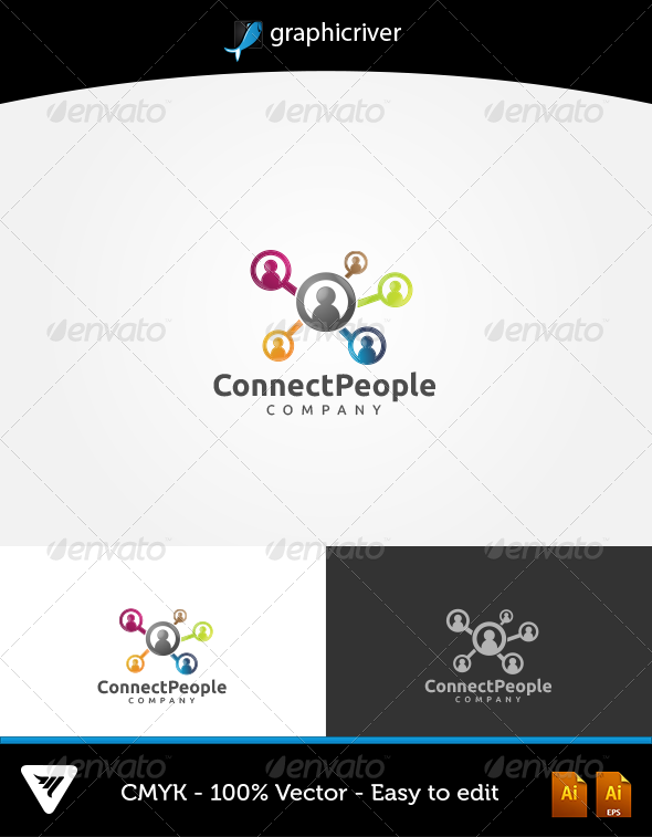 Connect People - Logo Templates