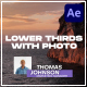 Lower Thirds with Photo - VideoHive Item for Sale