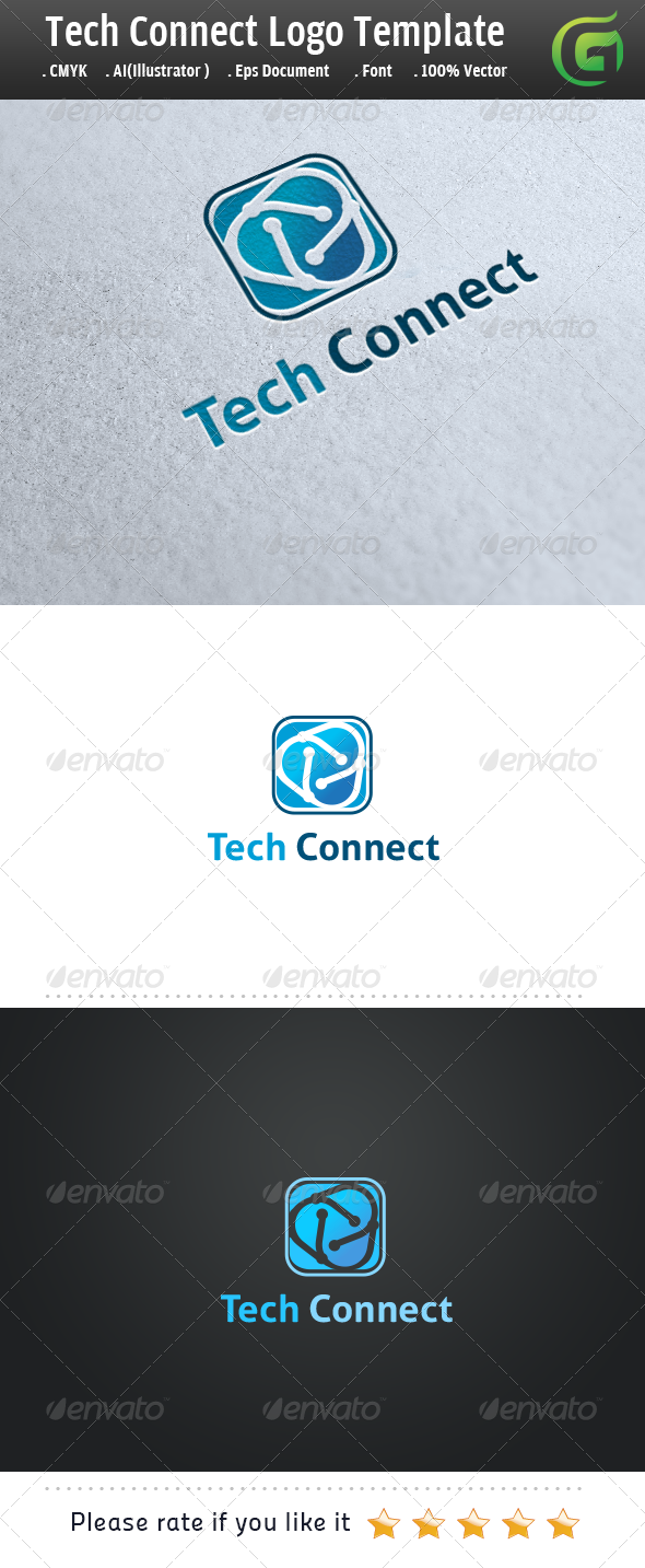 Tech Connect - Symbols Logo Templates