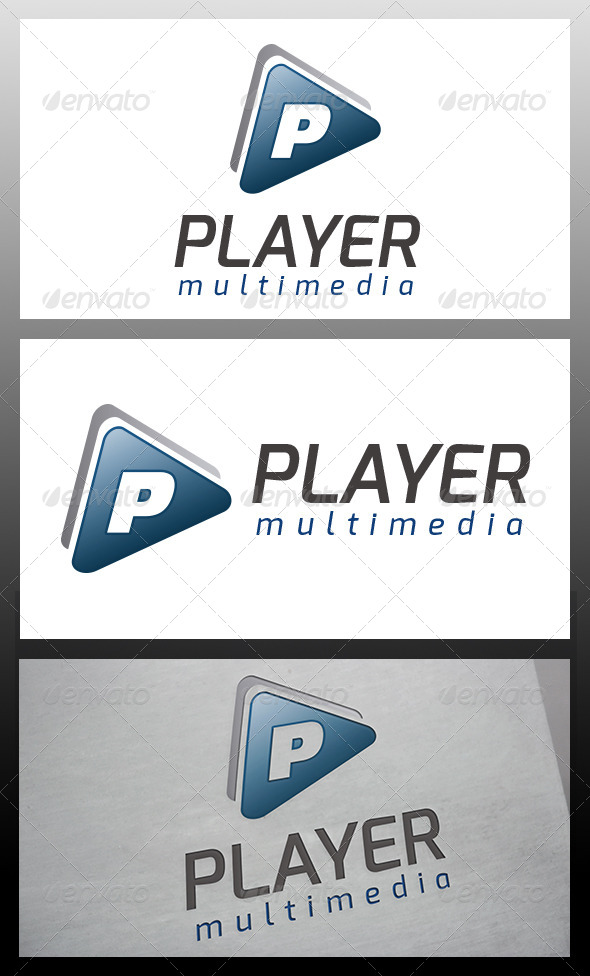 Player Logo Template - Letters Logo Templates