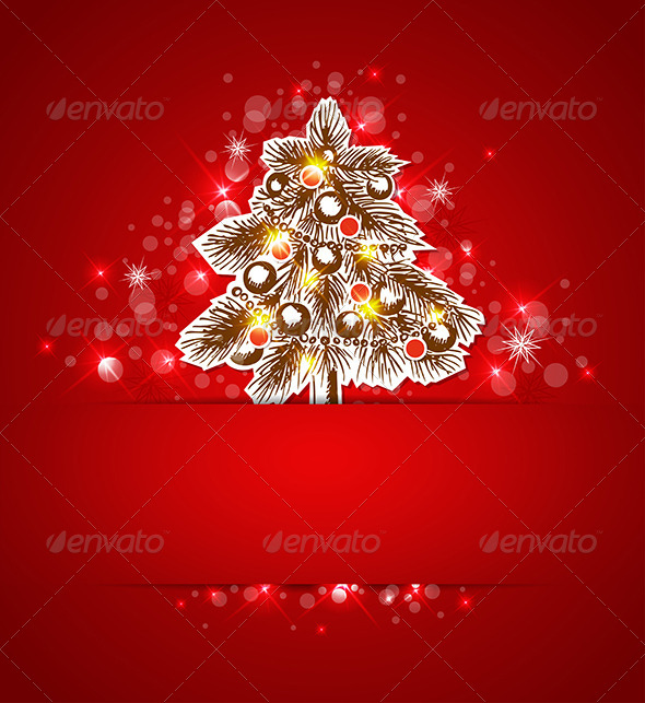 Paper Christmas Tree - Christmas Seasons/Holidays