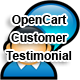 opencart customer testimonial module