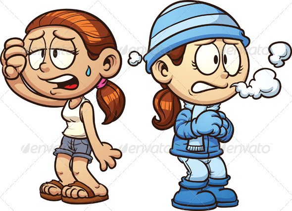 Warm and Cold Girls - People Characters