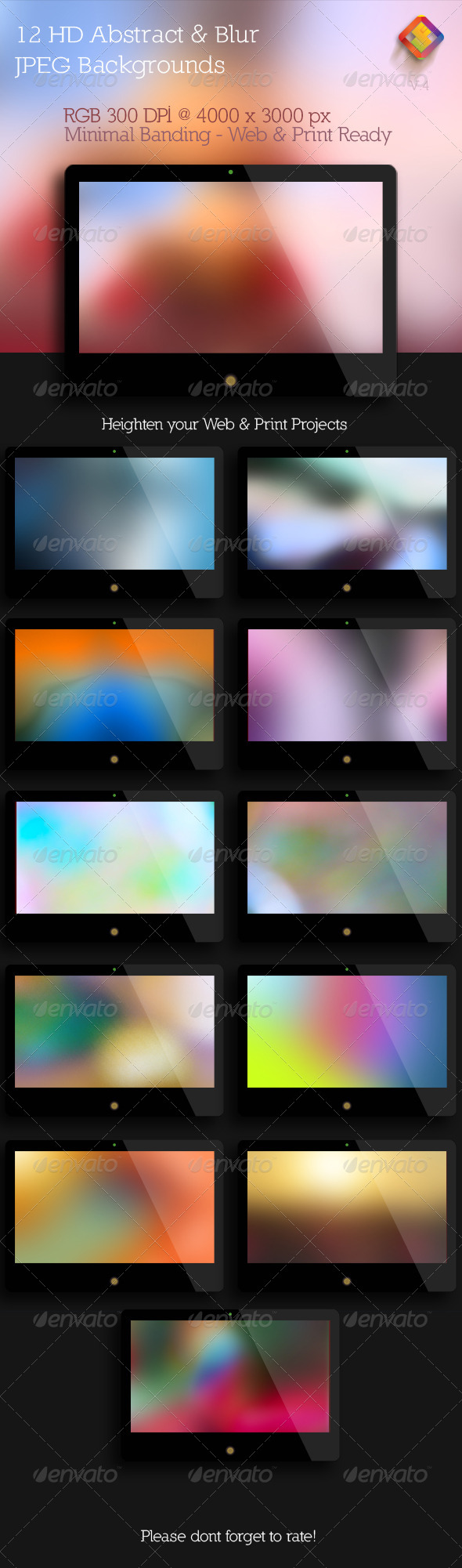 Abstract and Blur Backgrounds V.4 - Abstract Backgrounds