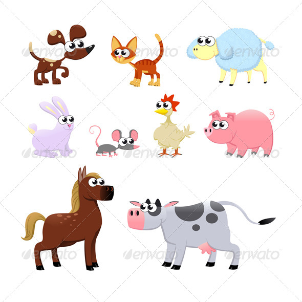 Farm Animals - Animals Characters