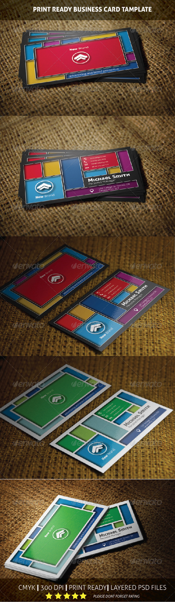 New Brand Creative Business Card Template - Creative Business Cards