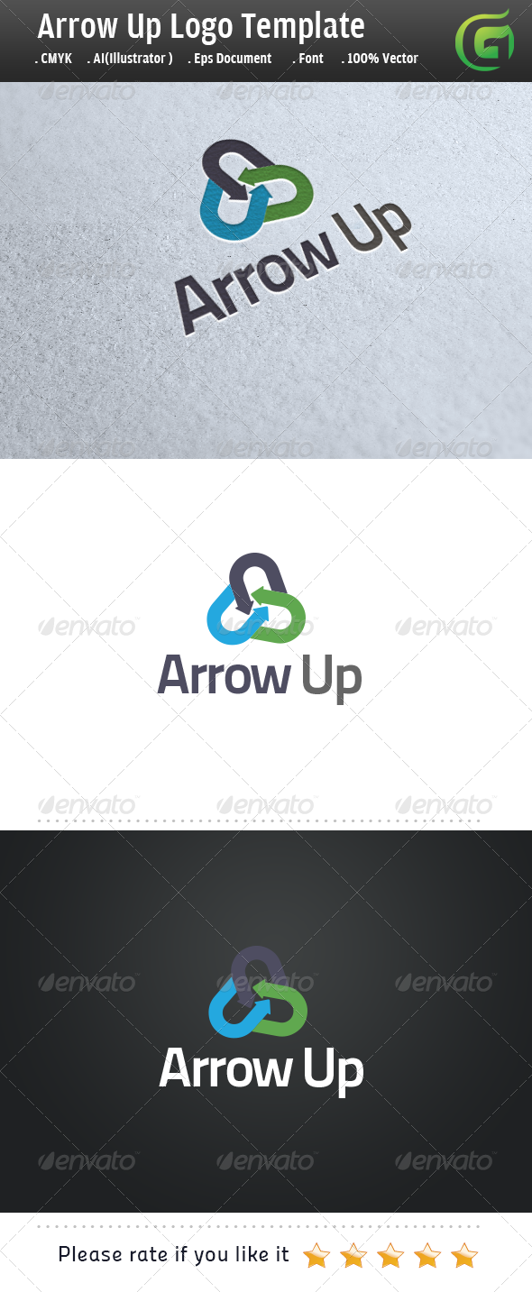 Arrow Up - Symbols Logo Templates