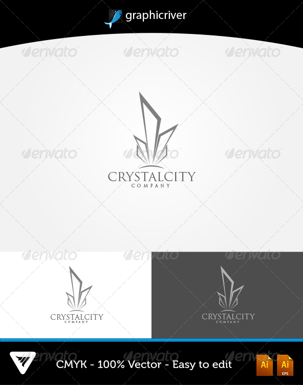 CrystalCity Logo - Logo Templates