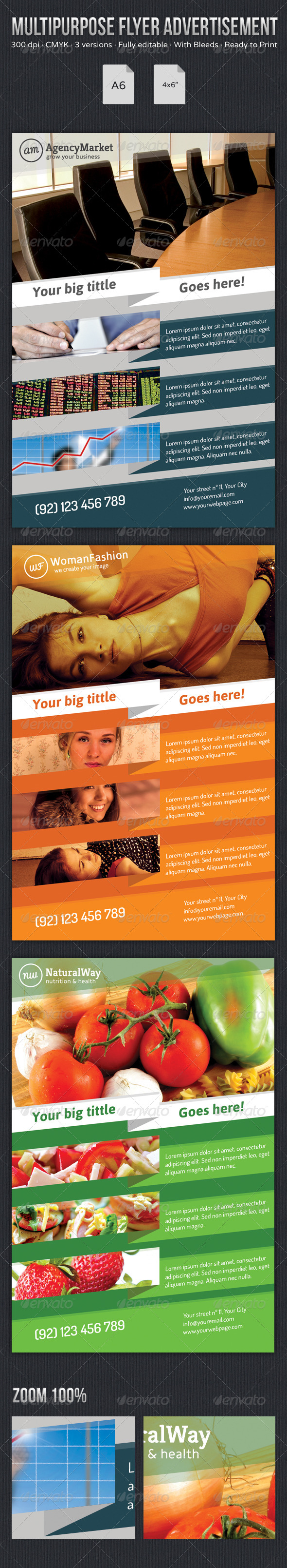 Multipurpose Flyer Advertisement - Volume 3 - Corporate Flyers