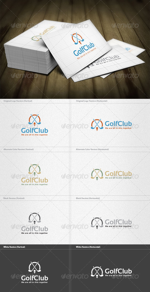 Golf Club Logo - Objects Logo Templates
