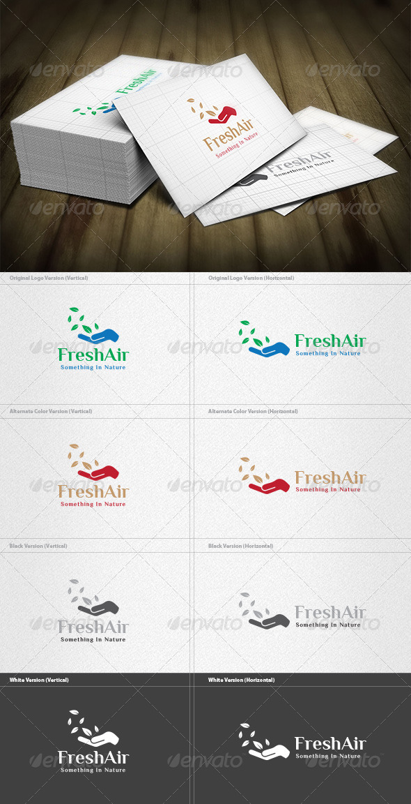 Fresh Air Logo - Nature Logo Templates