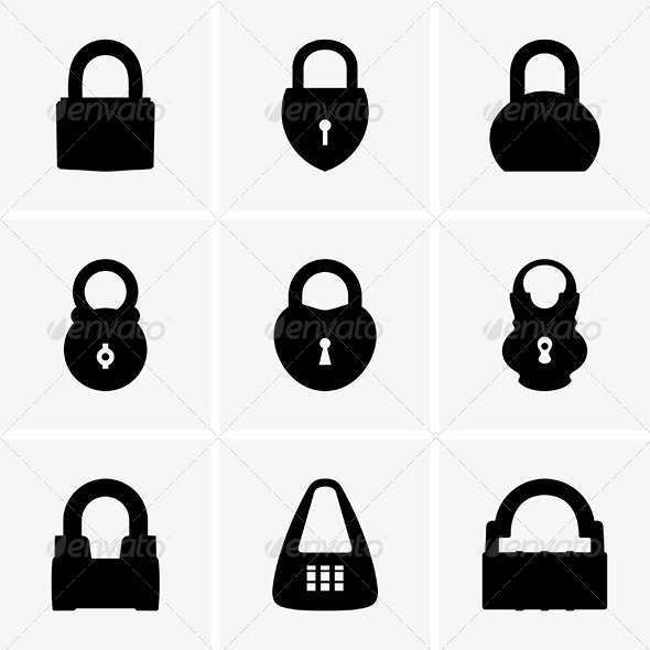 Padlocks - Man-made Objects Objects