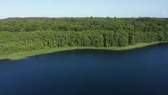 Grosser Linowsee lake, Rheinsberg, Brandenburg, Germany. alt