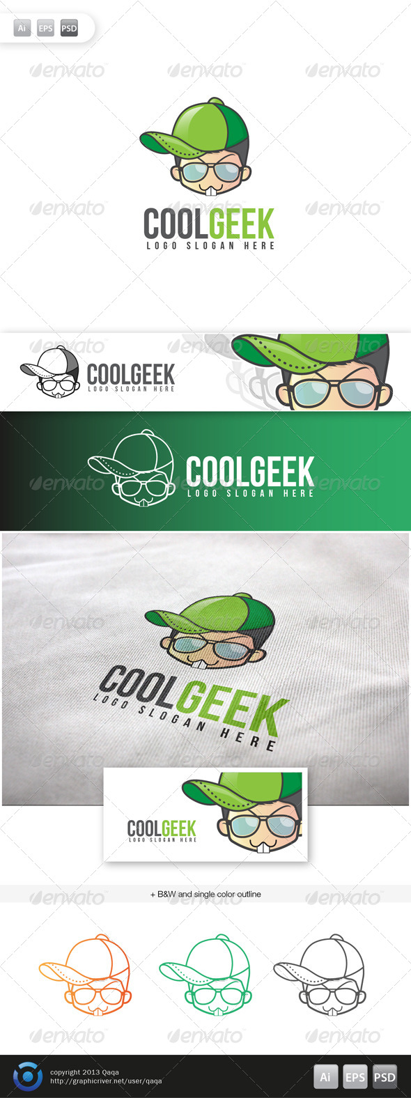 Cool Geek Logo - Logo Templates