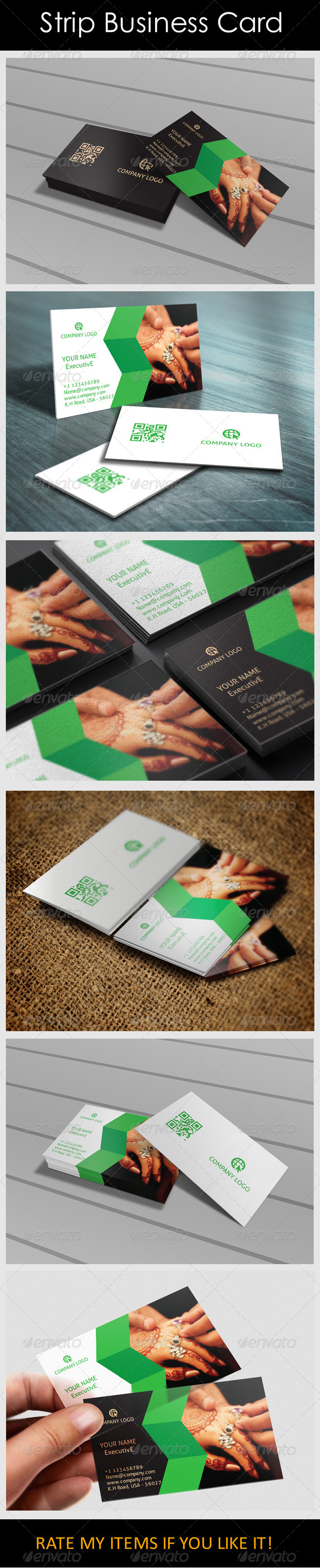 Strip Business Card - Creative Business Cards