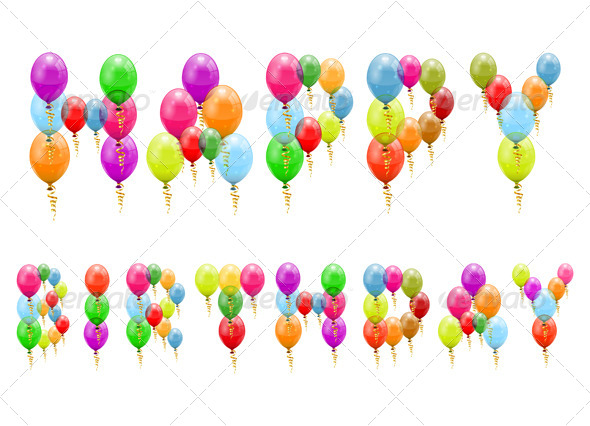Birthday Balloons - Birthdays Seasons/Holidays