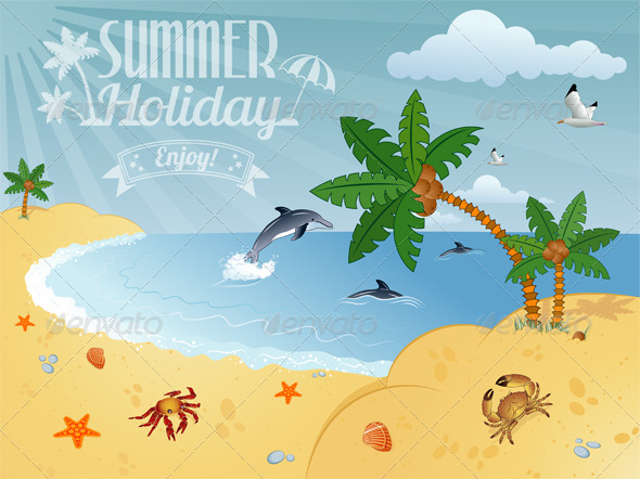 Summer Poster - Travel Conceptual