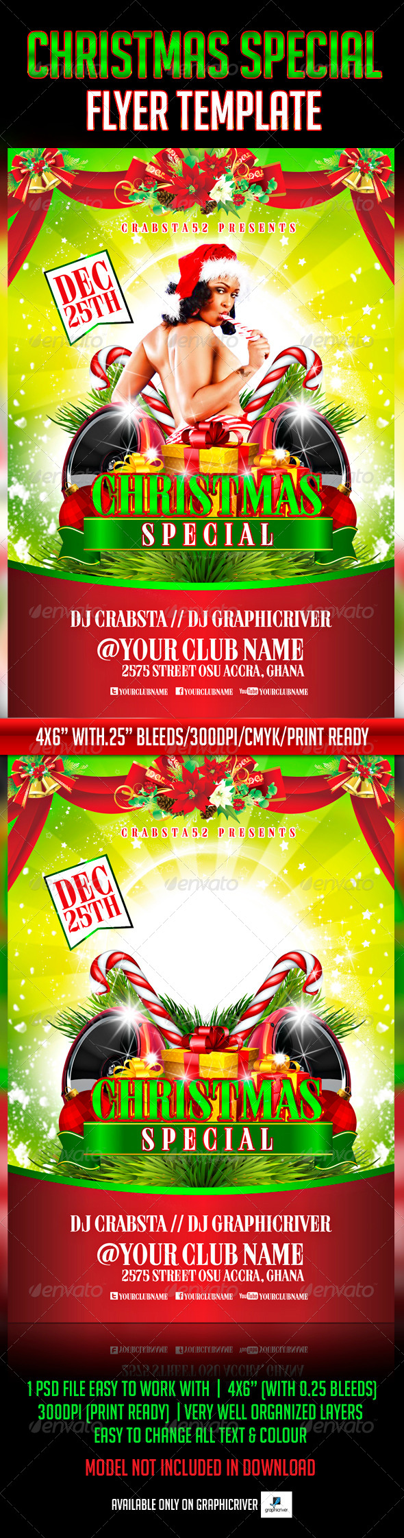 Christmas Special Flyer Template - Events Flyers