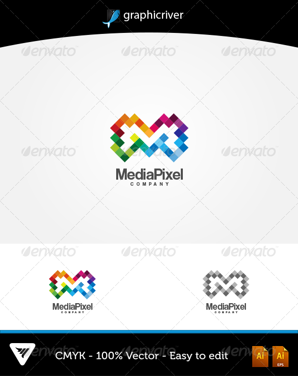 MediaPixel Logo - Logo Templates