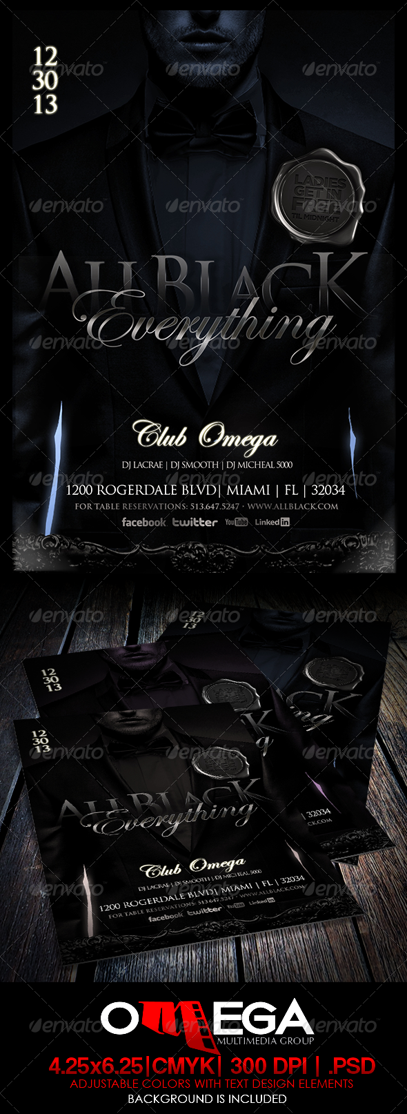 All Black Everything - Events Flyers